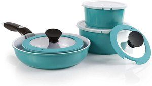Neoflam Midas PLUS 9pc Nonstick Ceramic Cookware Set