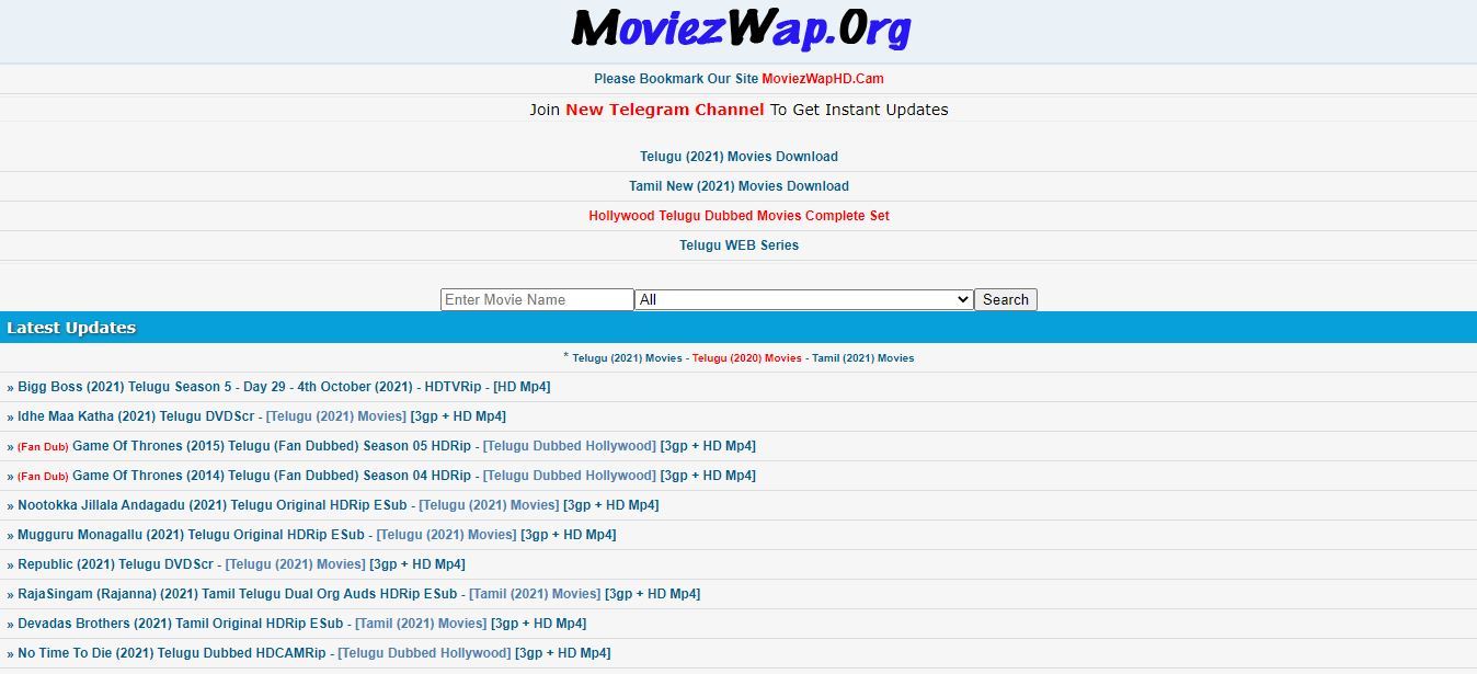 MoviezWap.Org - Free Download Tamil New Full Movies