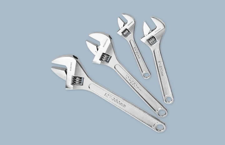 Adjustable Wrench home tool kit